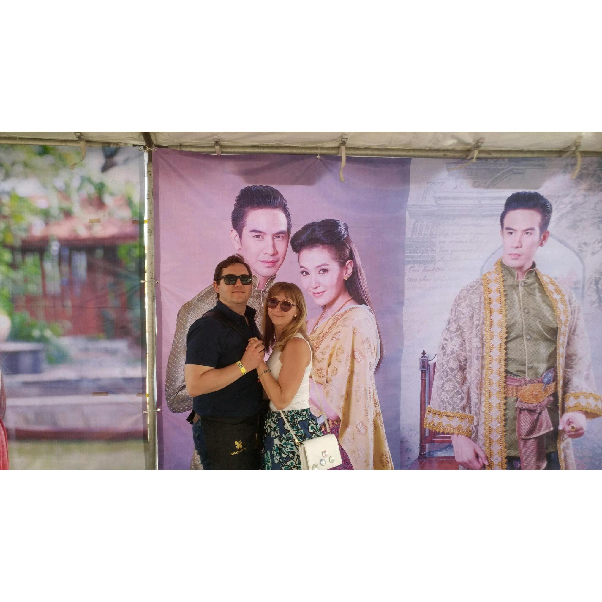 It was Chinese New year and we got this silly picture pretending that we are movie actors