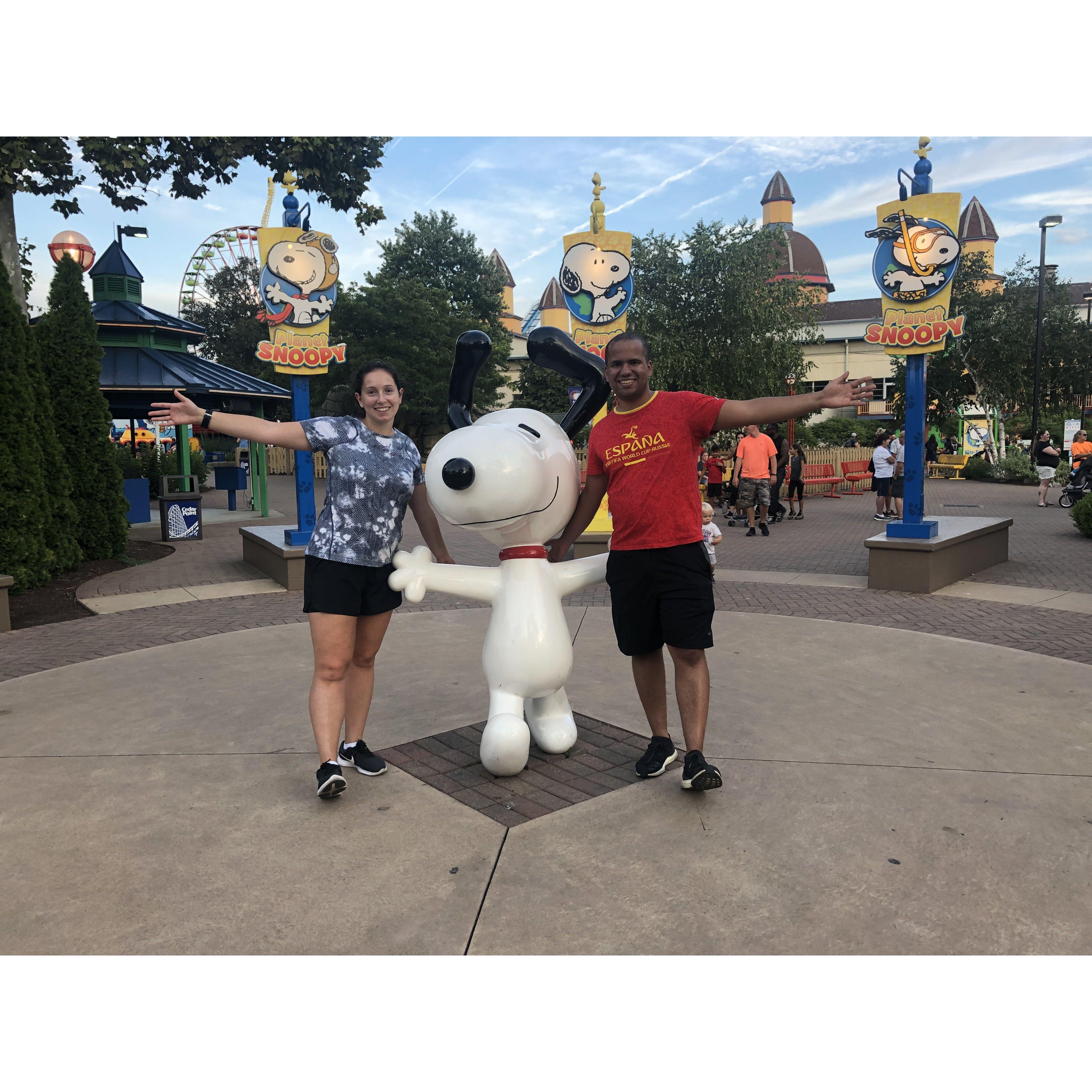 Sept 2019: Visiting Luis in MI means we have to make a trip to Cedar Point