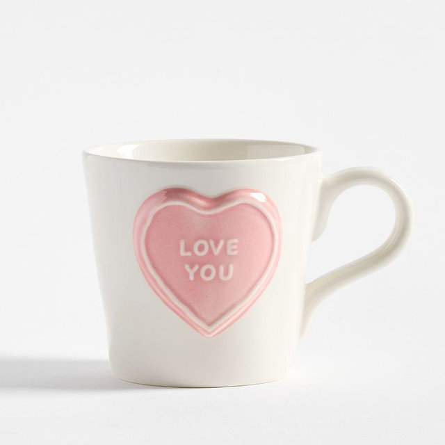 Conversation Hearts Love You Mug