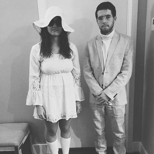 Halloween as Yoko Ono and John Lennon, 2014.