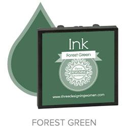 Forest Green Replacement Inkpad for Custom Stamps