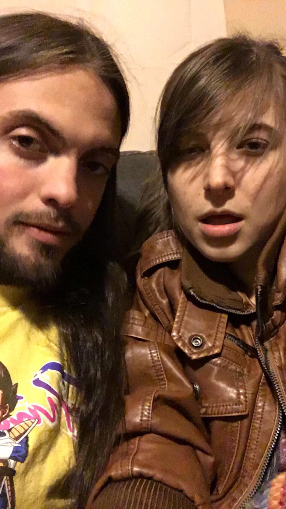 We both hadn’t slept and it was almost 1 am. Can you tell?