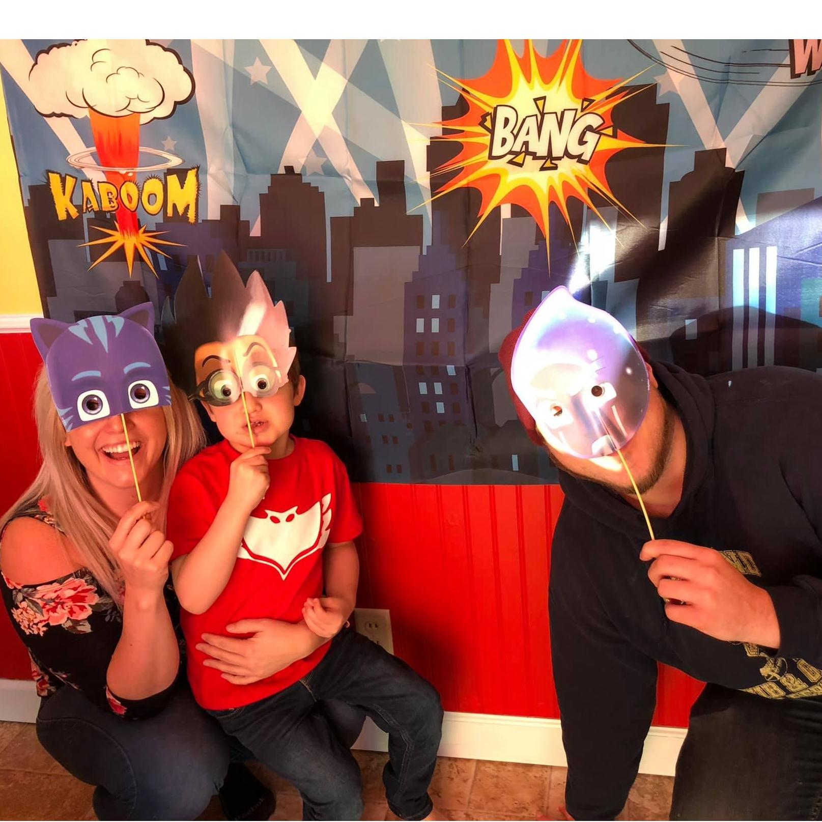 Fun at our nephew Mason's Birthday Party.