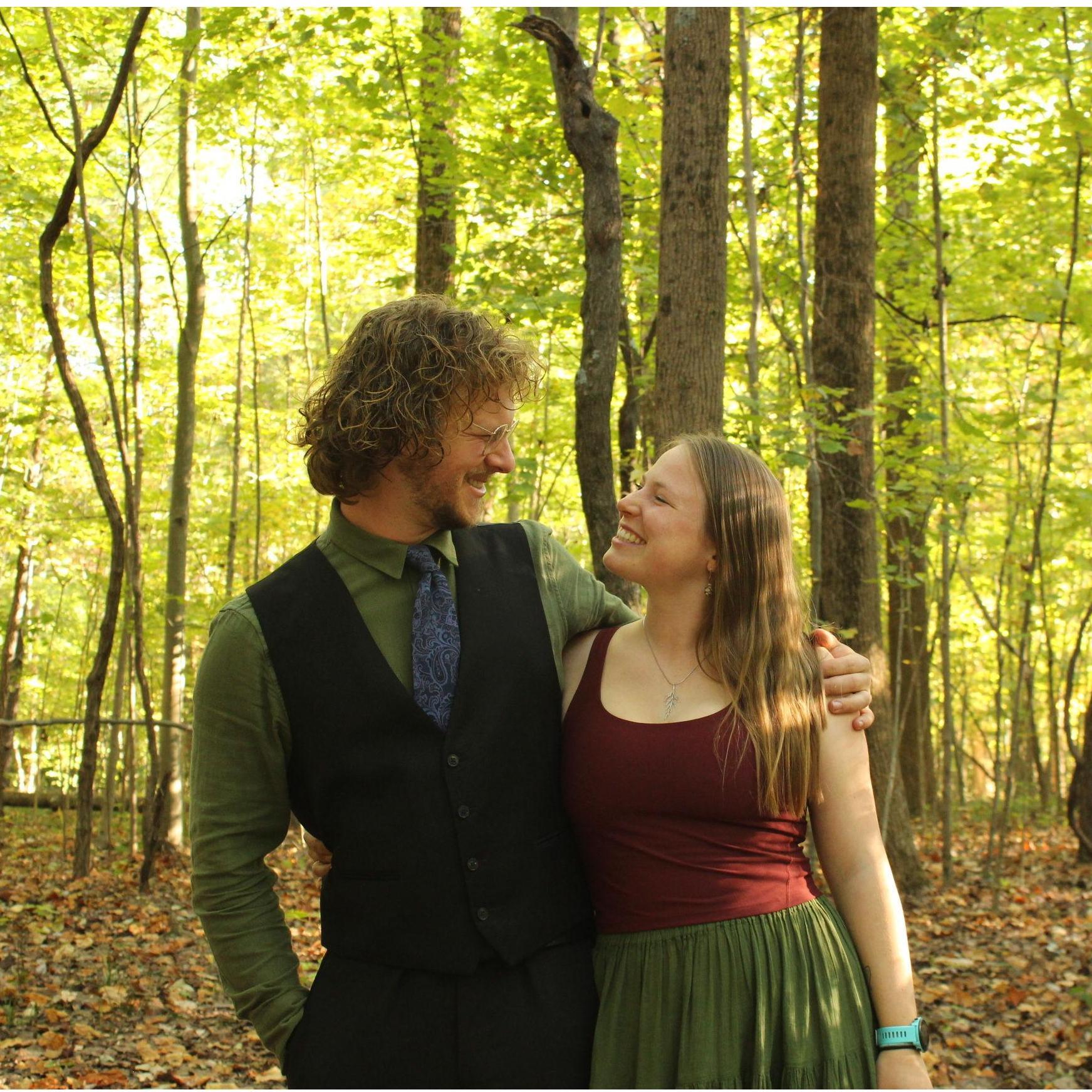 Kentucky, at the destination wedding of the season in 2024! We did not eat any fried chicken. But we did get to eat a Paw Paw!!!