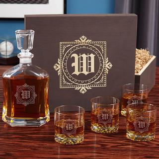 Winchester 6-Piece Whiskey Gift Set with Buckman Glasses