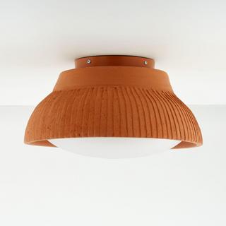 Roja Terracotta Large Flushmount Light