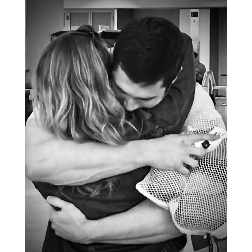 After Joe arrived home from an 8-month deployment