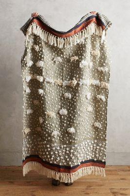 Collaged Majida Throw Blanket