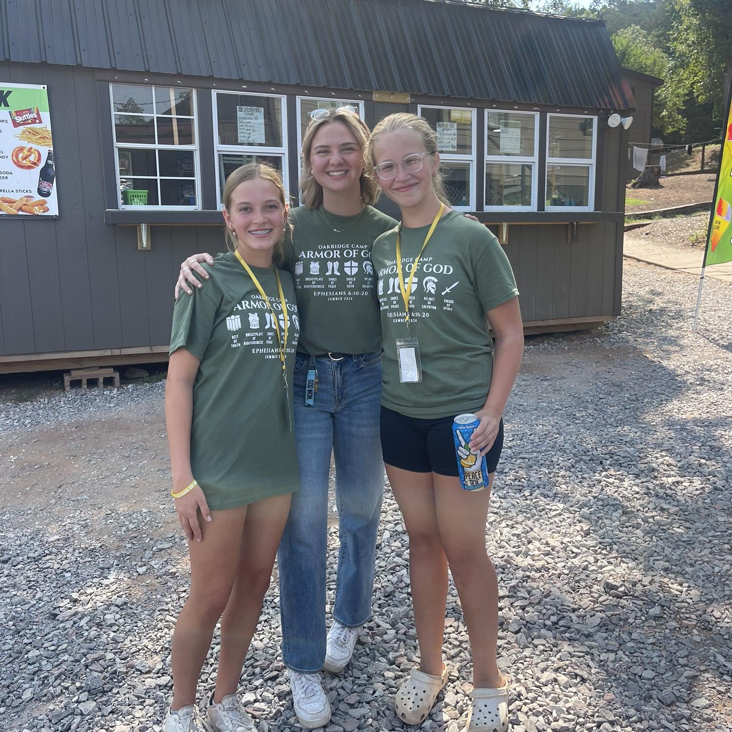 Axton’s sister and cousin, Ainsley and June! (May’s favorite campers) 
Axton and May met on this day, July 19th, 2024. Ainsley, June, and Andyn played matchmaker.