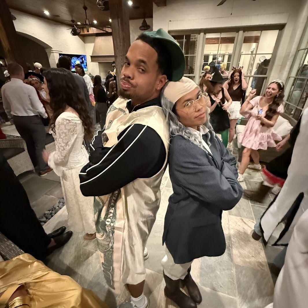 Halloween as Ben Franklin his $100 bill!