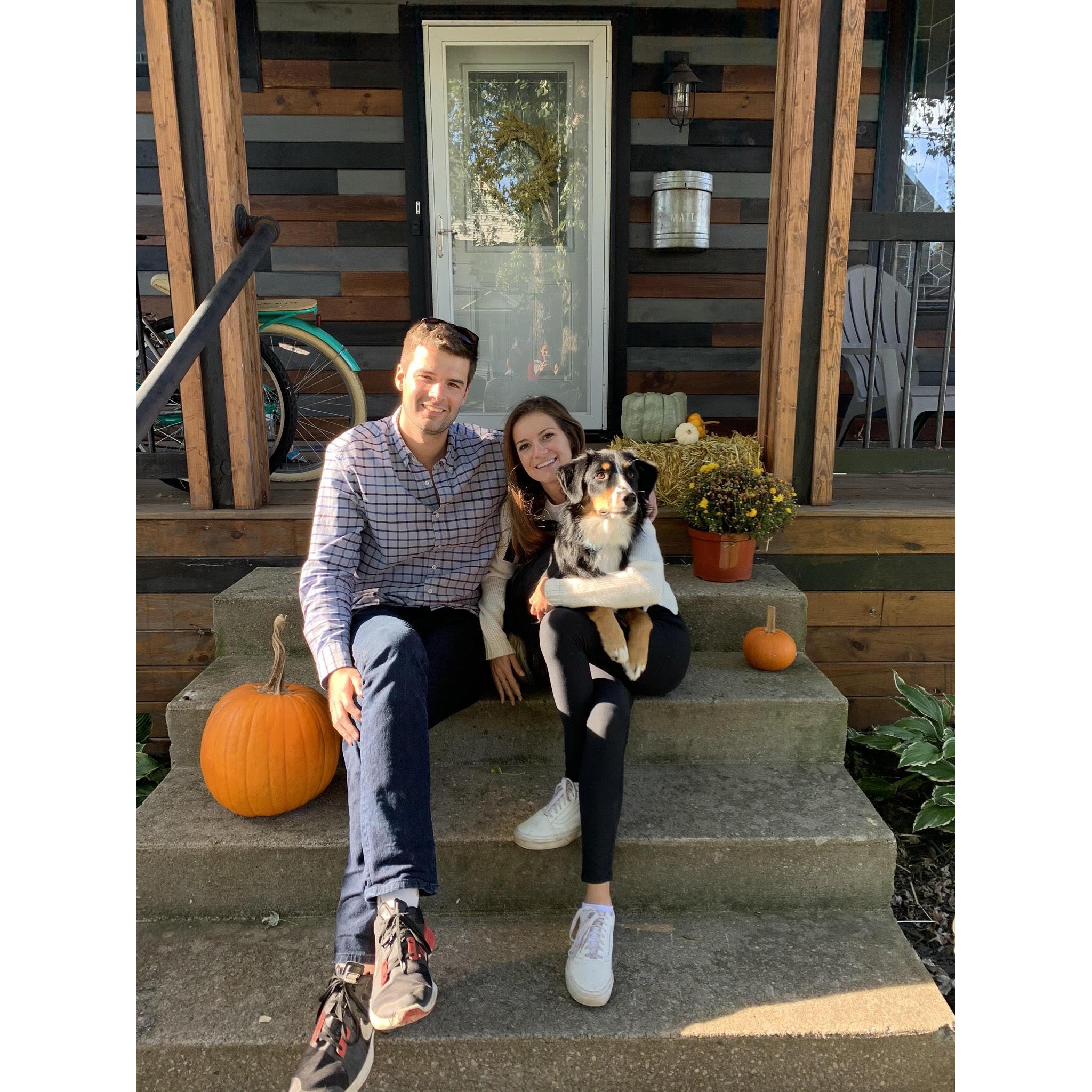 Our first house &&& Ziggy . Nov2019