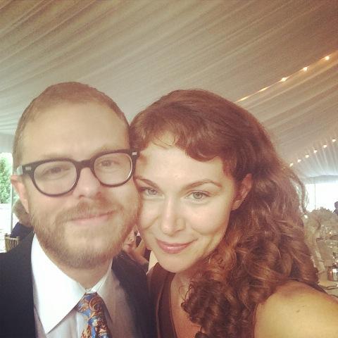 Early on in our dating life, at the first wedding we ever attended together.