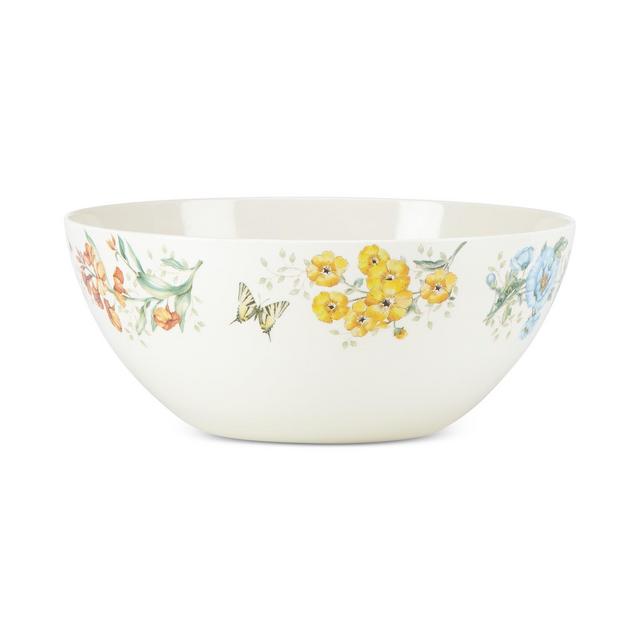 Lenox Butterfly Meadow Collection Melamine Large Serving Bowl