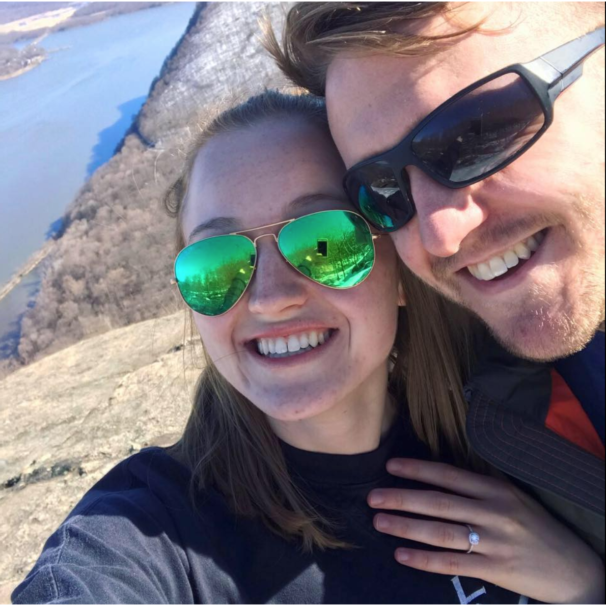 2018- Engaged and can't stop smiling!