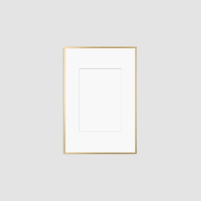 Metal Gallery Frame, Matte Gold, 20"x30"