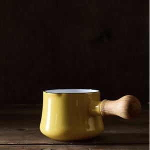 dansk butter warmer | goldenrod