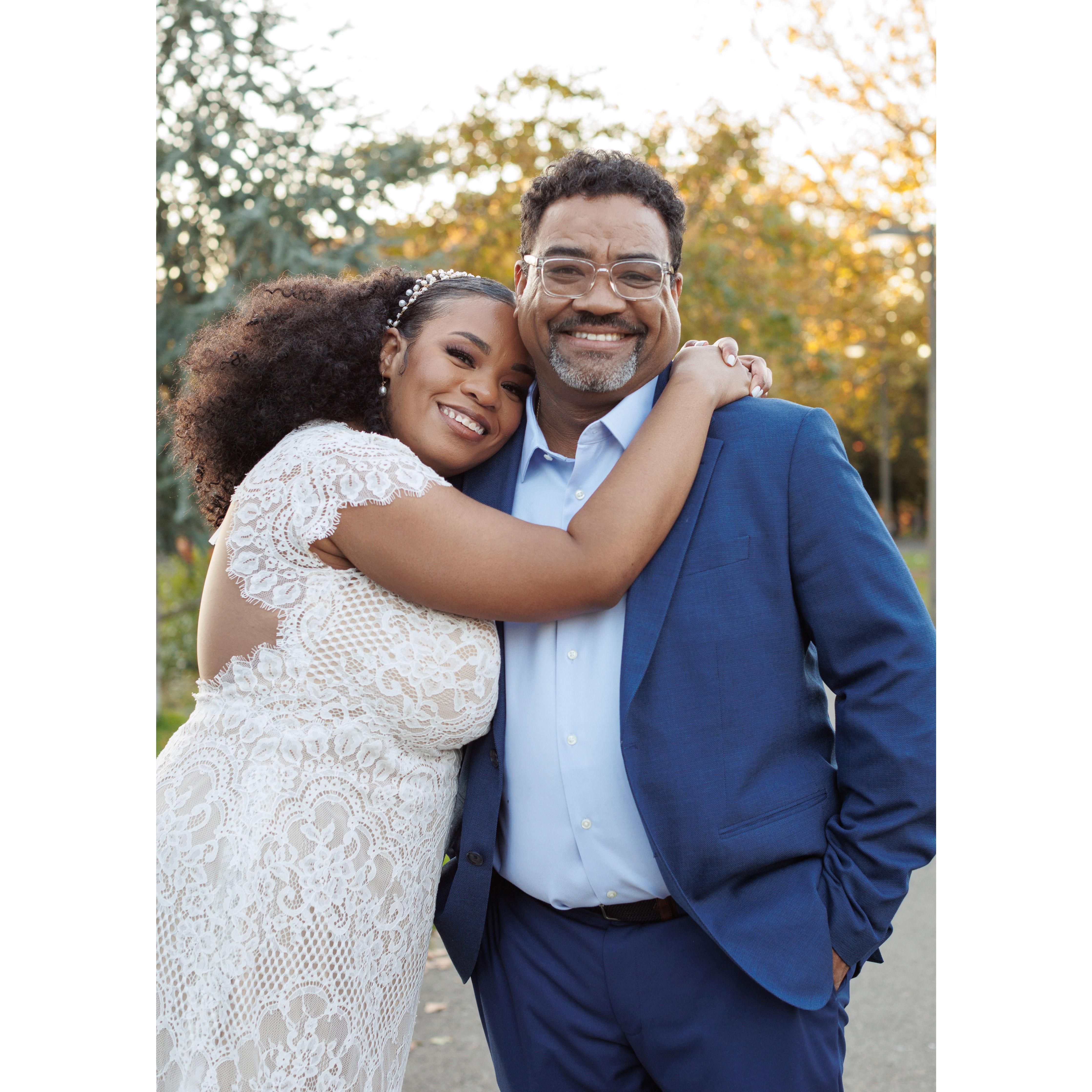 Who is happier here: The Bride or the Father of the Bride?