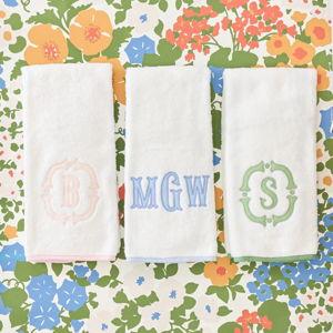 Weezie Hand Towels Embroidered (pair)