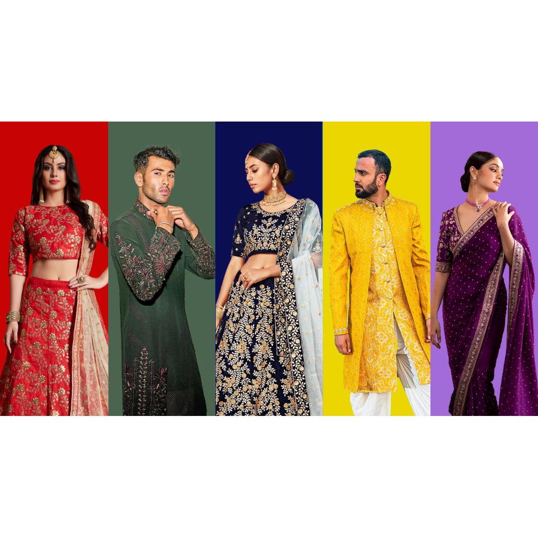 III. Reception: Indian Traditional or Indo-Western in Jewel Tones | രത്നക്കല്ലുകളുടെ നിറങ്ങൾ