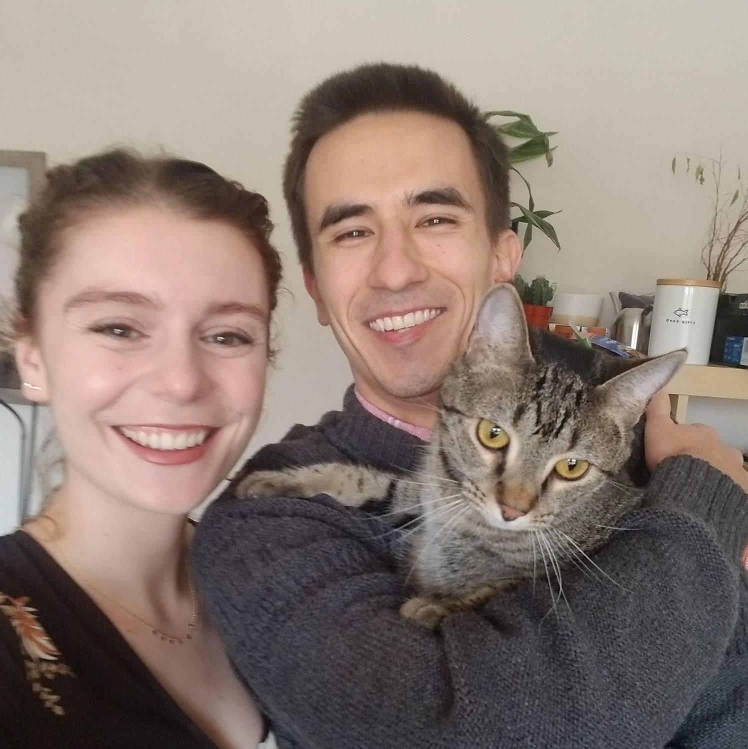 With 1 out of 2 of our beloved kitties