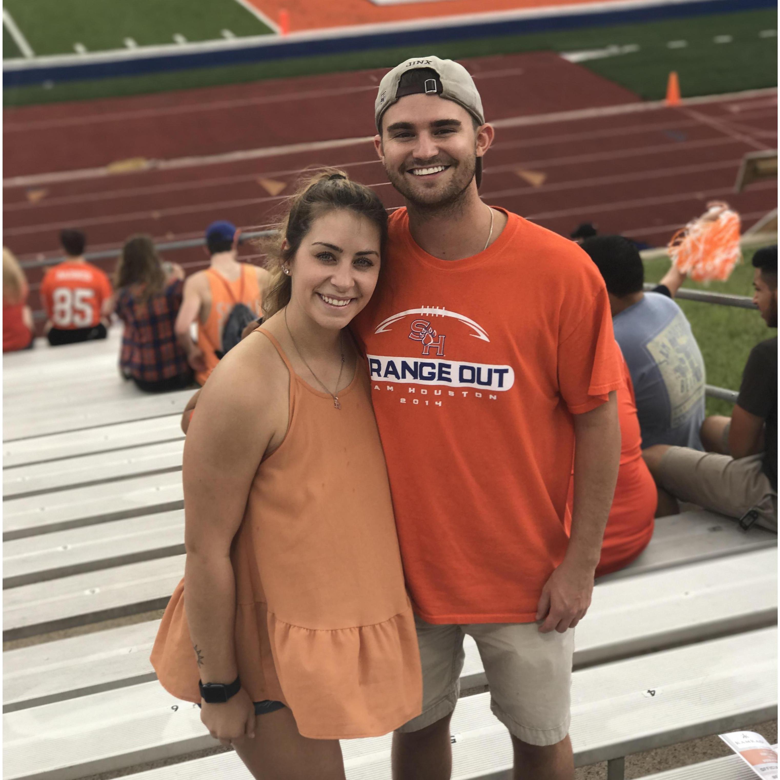 Had to bring him to see my bearkats play