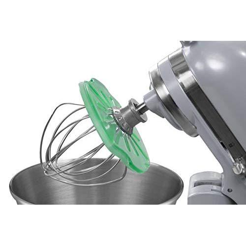 Whisk Wiper PRO for Stand Mixers - Mix Without The Mess - The Ultimate Stand Mixer Accessory - Compatible With KitchenAid Tilt-Head Stand Mixers - 4.5qt, 5qt (Color: Aquamarine)