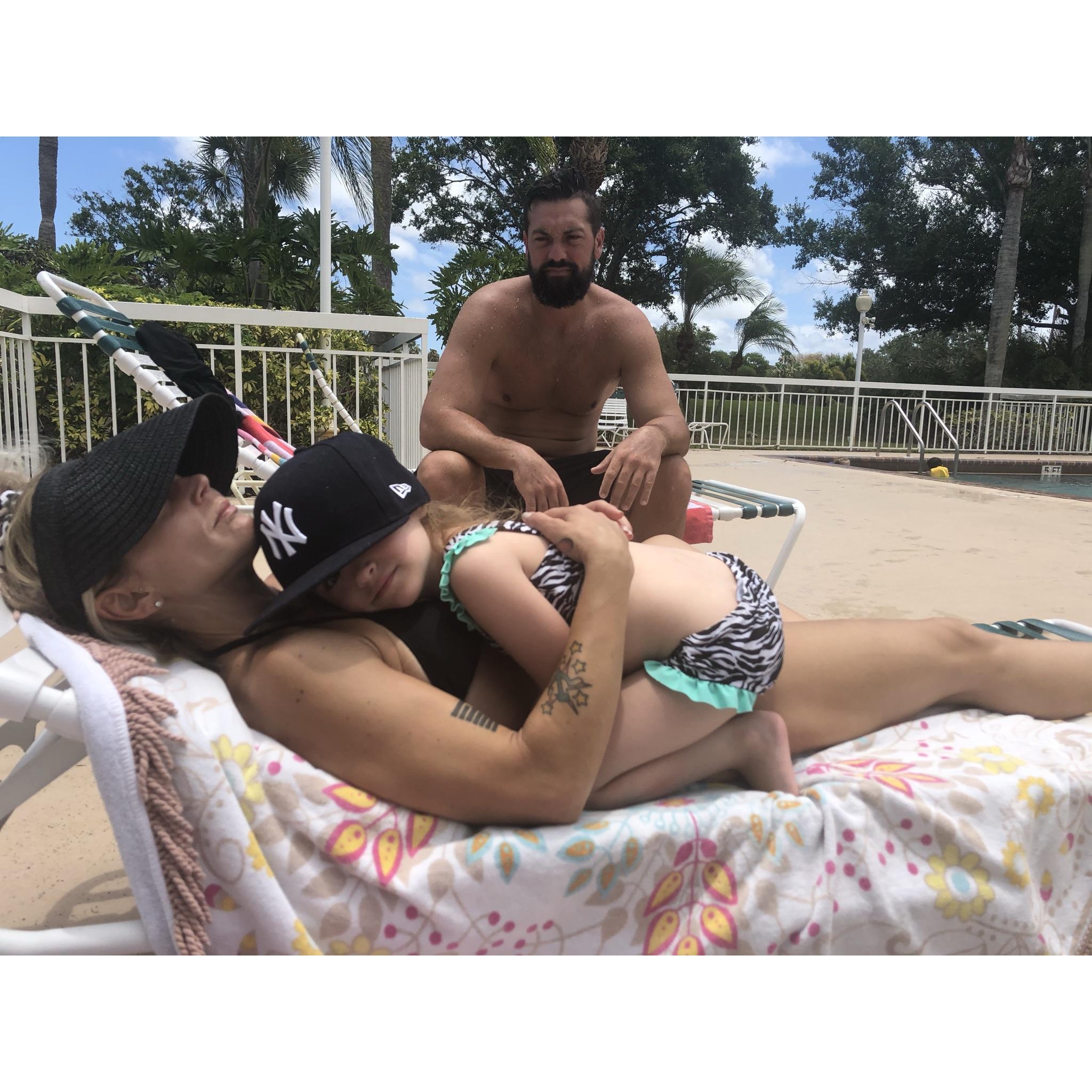 Snuggles in the sun