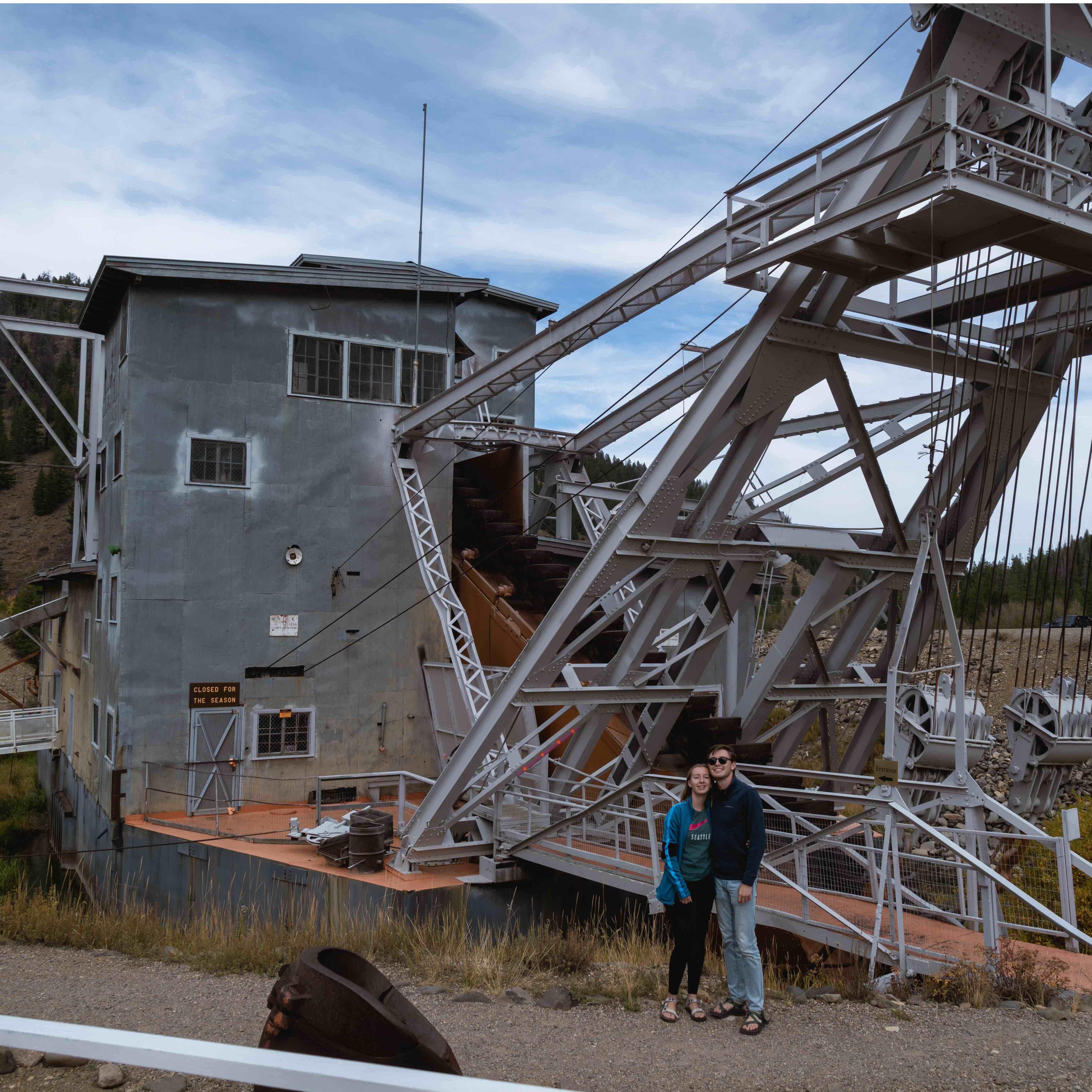 Yankee Fork Gold Dredge up in Sunbeam, Idaho