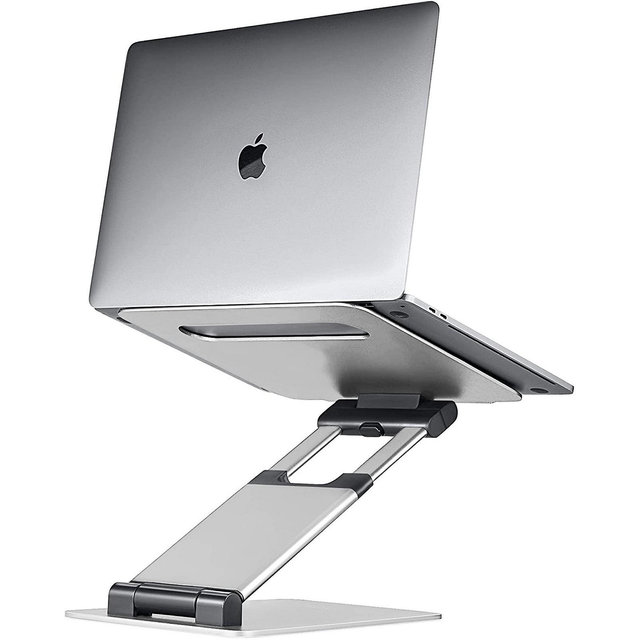 Ergonomic Laptop Stand: Adjustable Height, Compatible with All MacBook, Laptops, Tablets 11-17"