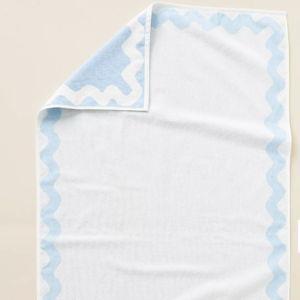 Anthropologie Scalloped Bath Towel