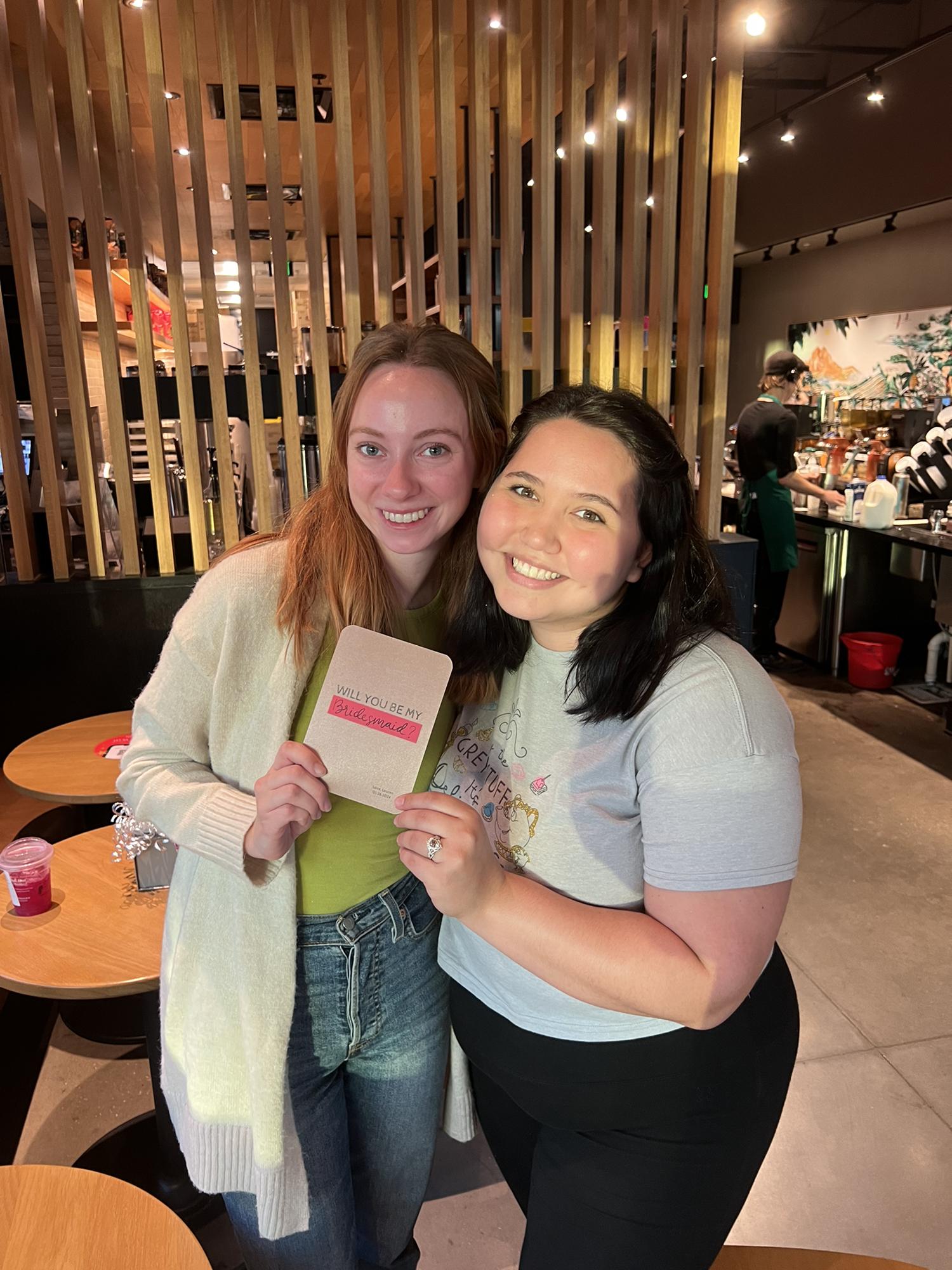11/8/22 My third Bridesmaid said yes!!