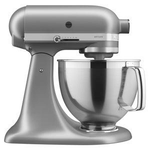 Artisan® Series 5 Quart Tilt-Head Stand Mixer with Premium Accessory Pack - Contour Silver | KitchenAid US