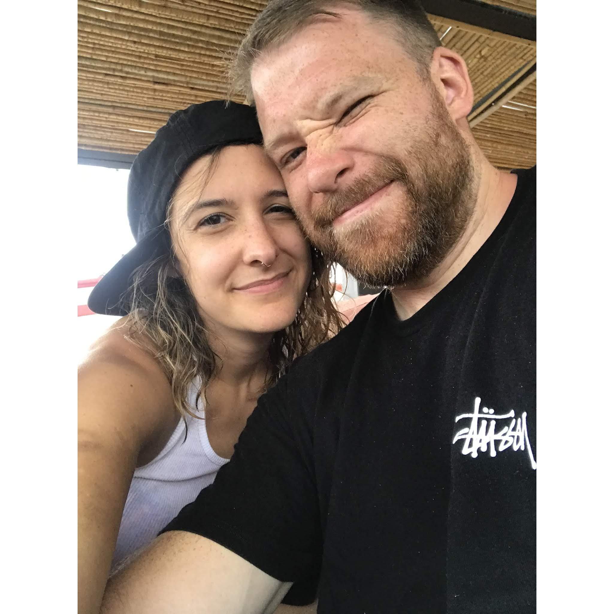 Our last day together in Colombia. We decided on this trip to make our relationship official - even though Andy would be long distance, with Andy traveling across South America for 3 more months.