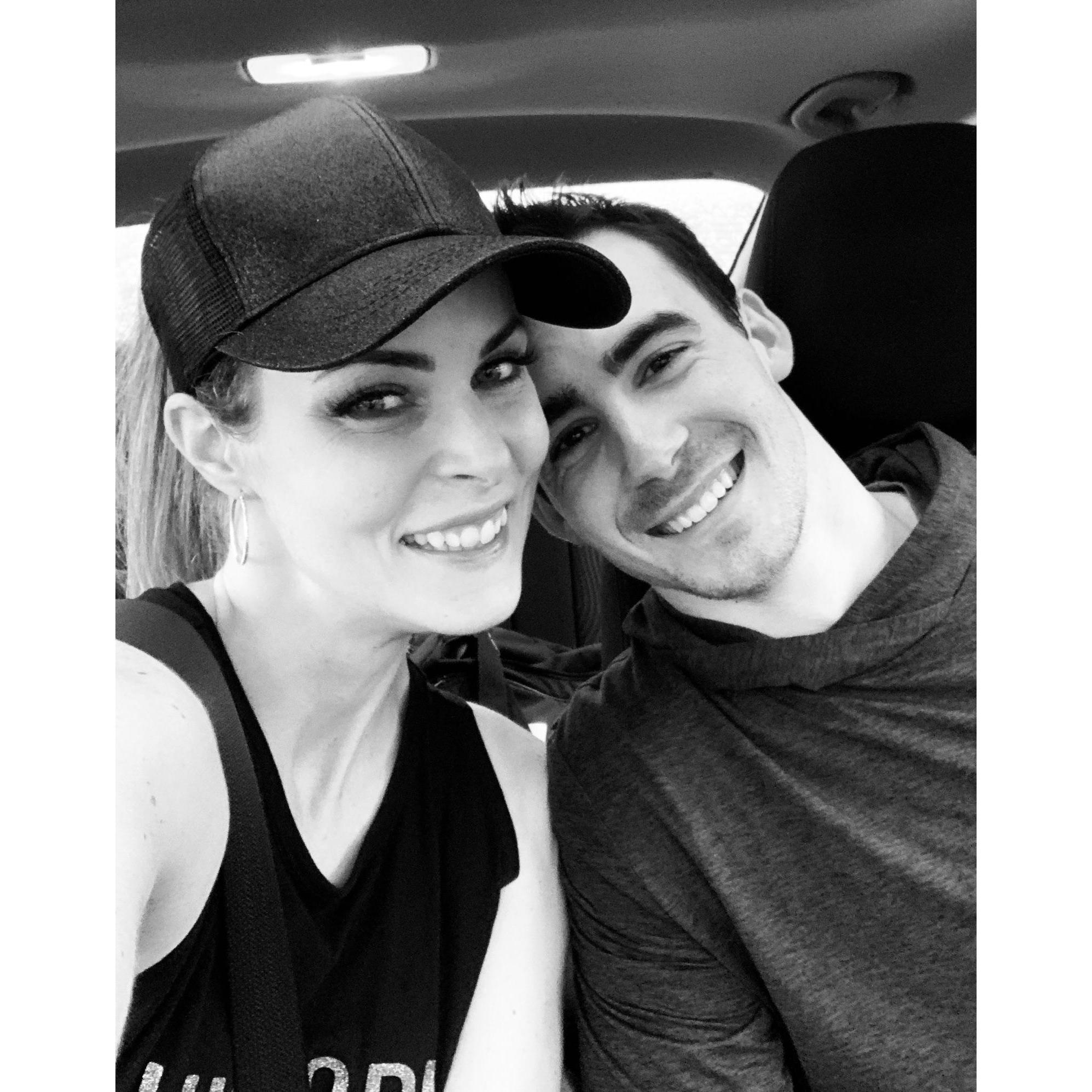Our first date...CrossFit, bowling, and dinner.