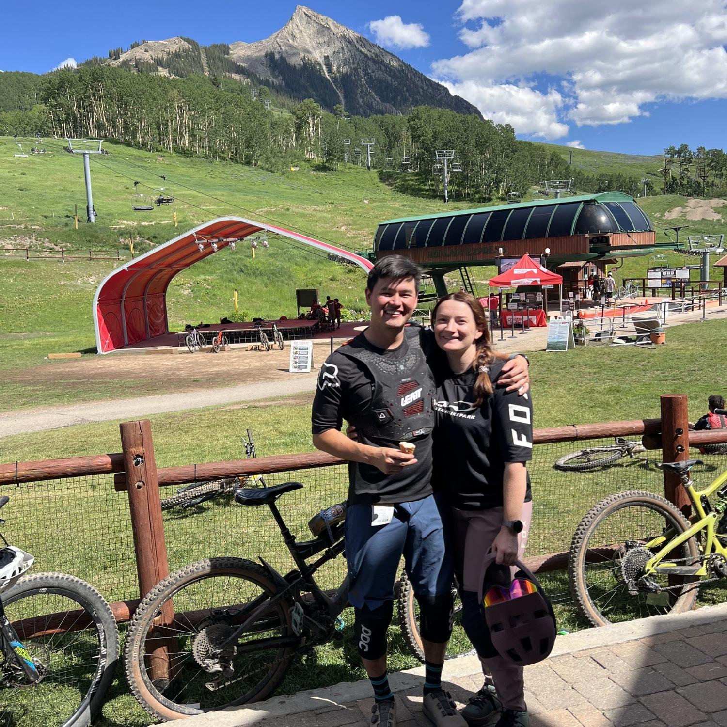 2024 at Crested Butte. July 4 mountain bike trip was much more successful this year!
