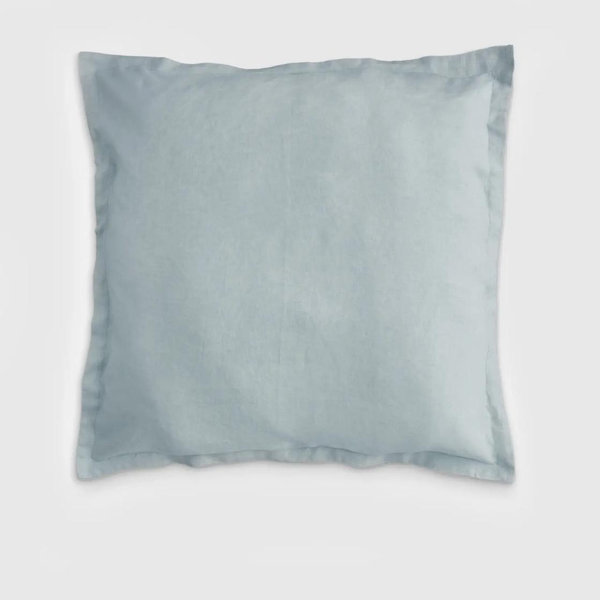 European Linen Euro Sham - Color Mist