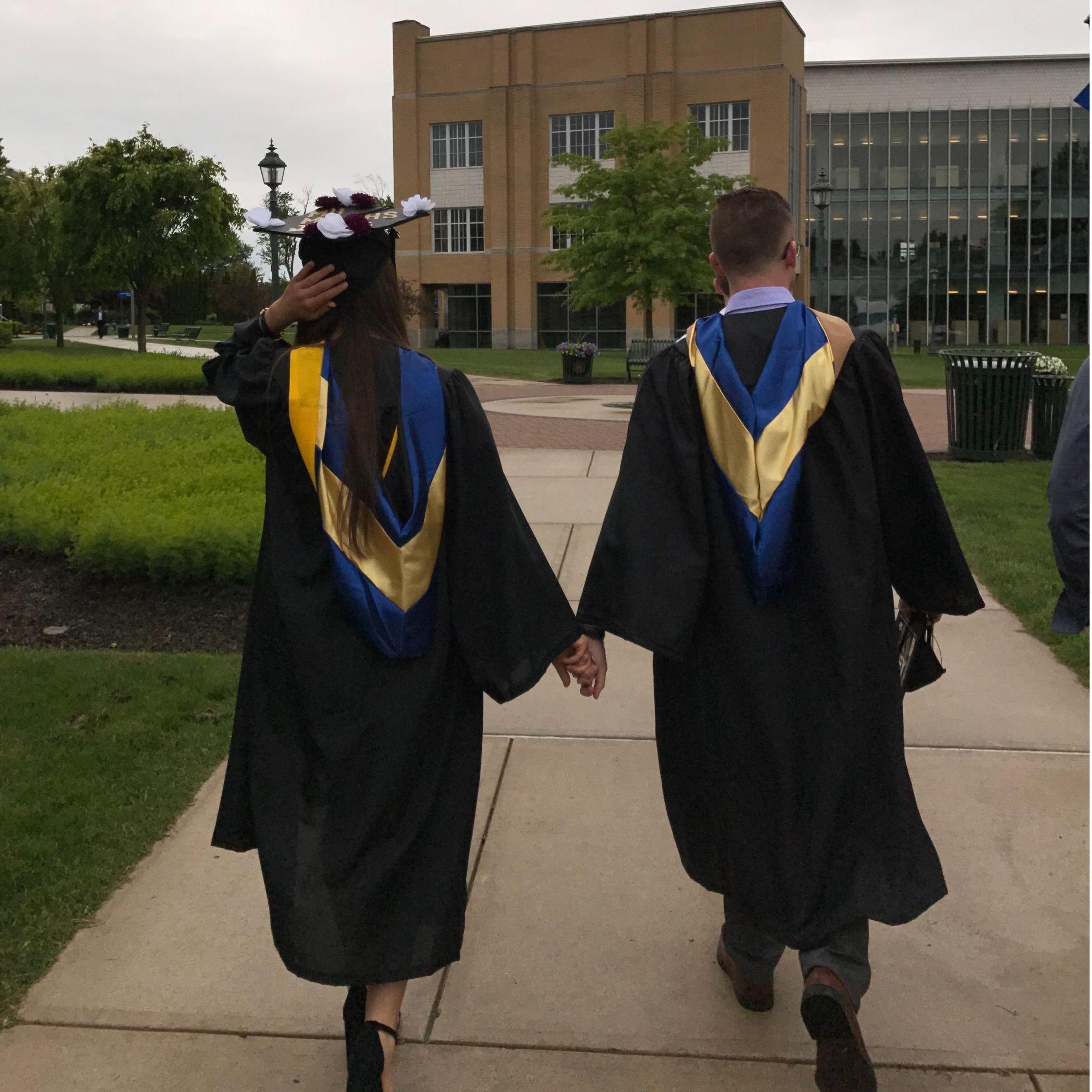 2017: Graduating at Misericordia University