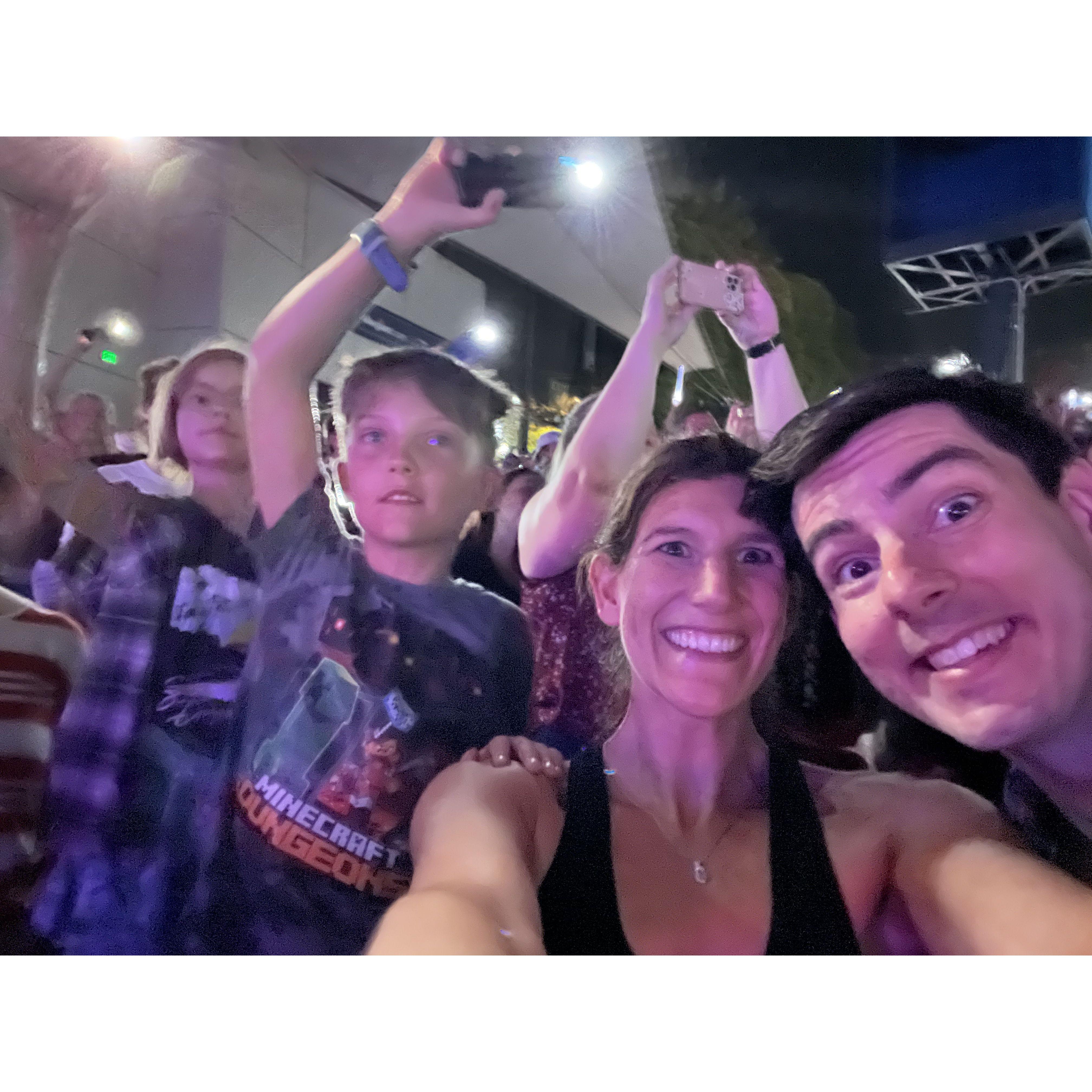 Ryan's first concert! Imagine Dragons!
