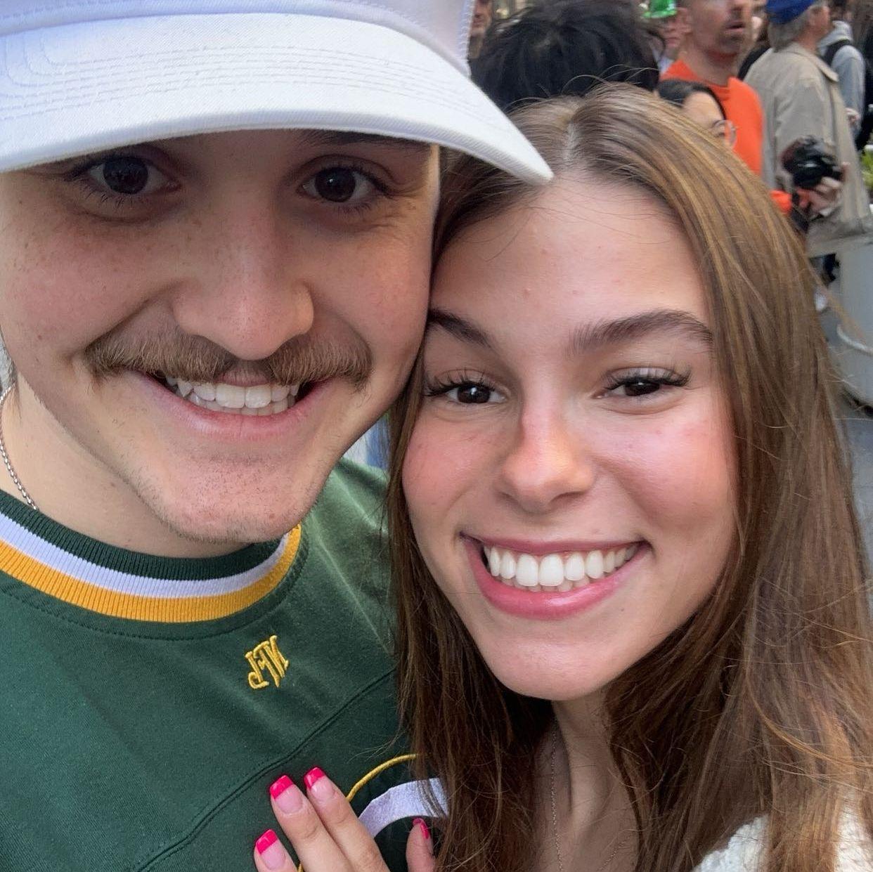 Lexie visiting Caleb in NY