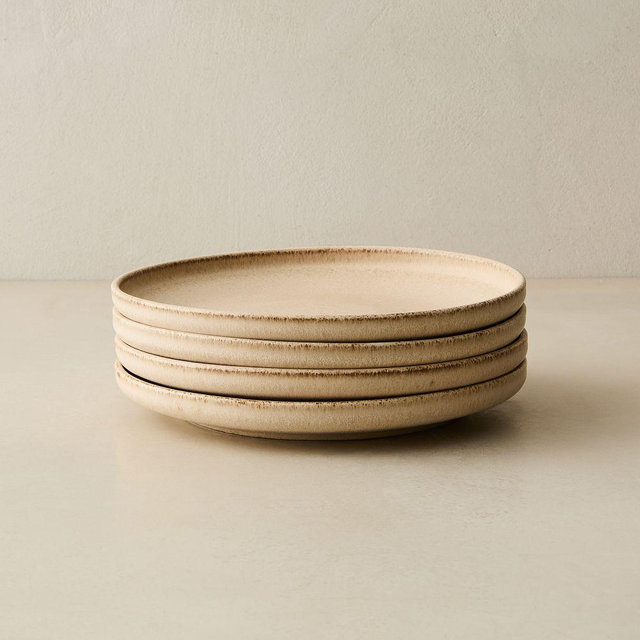 Aaron Probyn Kanto Salad Plate, Beige Reactive, Set of 4