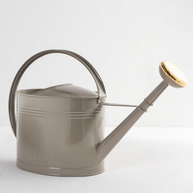 Magnolia Taupe Enamel Watering Can