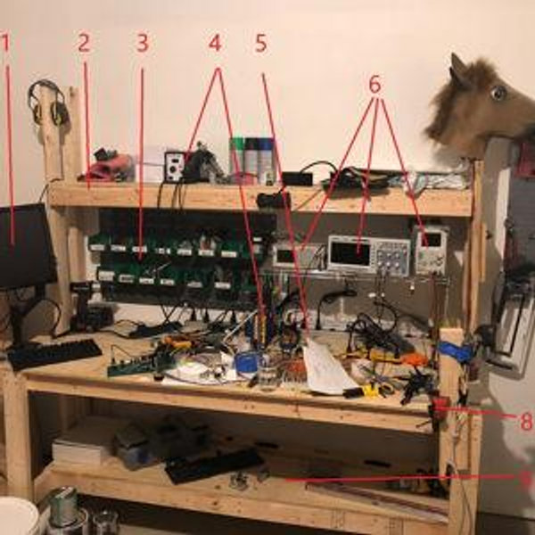 Conor's Garage Work Station