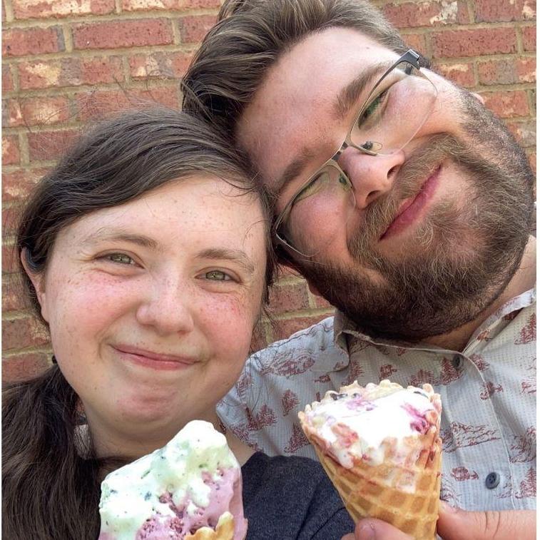 Abi had a hard day that day, so Rhett brightened it up surprising her with Bruster's. It's hard not to smile when you go out for a random ice cream date!