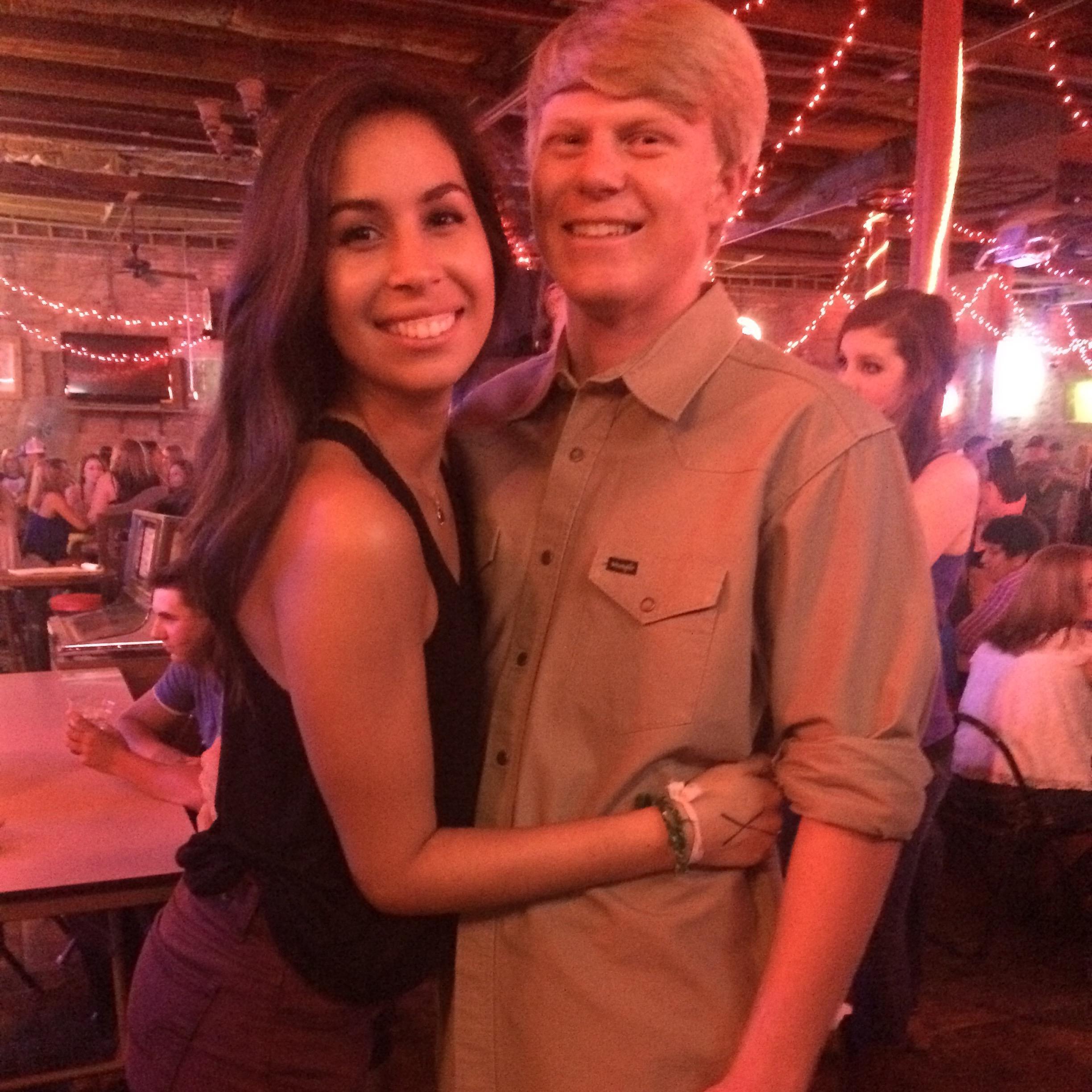 One of the many times Jamie forced Hudson to go dancing