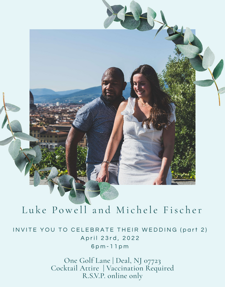 The Wedding Website of Michele Fischer and Luke Powell