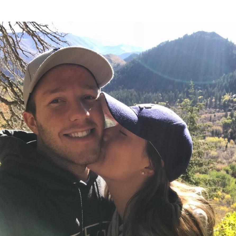 One of our first dates as "boyfriend and girlfriend"