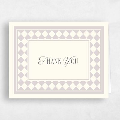 Lavender Mist, Purple Wedding Thank You - Luca Landscape