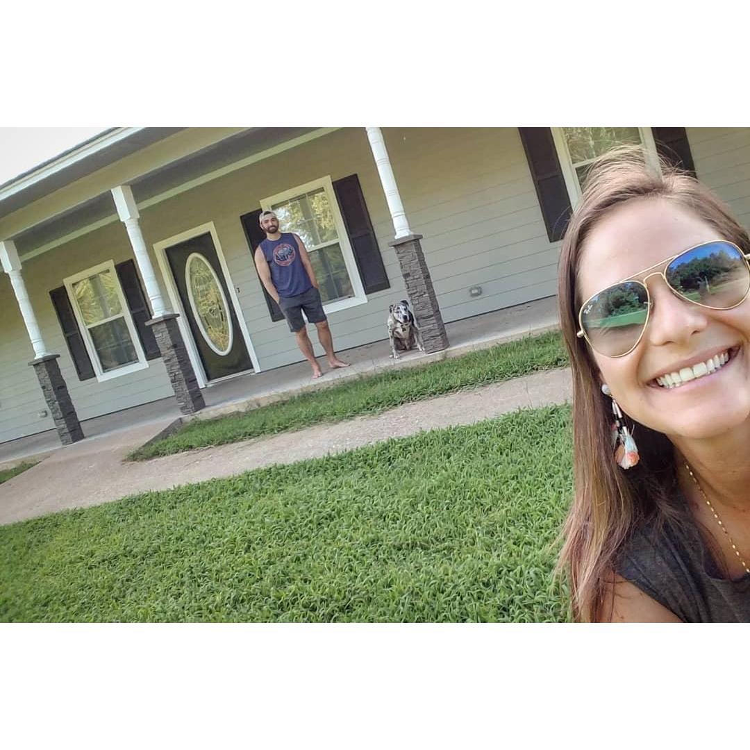 We were first time home buyers together here in Nacogdoches, TX!