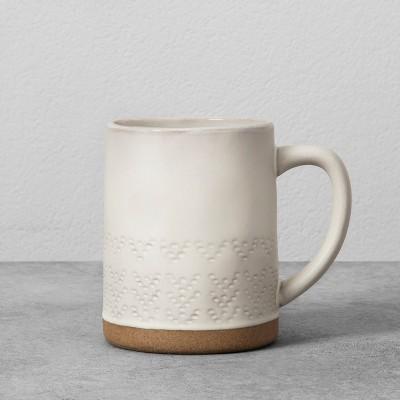 Stoneware Dots Mug 14oz - Cream - Hearth & Hand™ with Magnolia