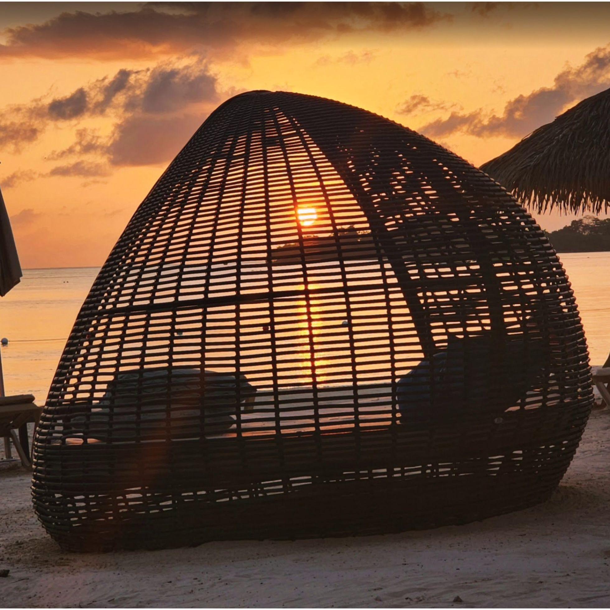 Soaking up every last drop of the Jamaican golden glow, one peaceful sunset at a time